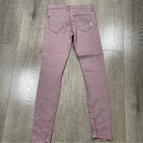 MOTHER Women's Skinny Jeans in Brown - Picture 8 of 10